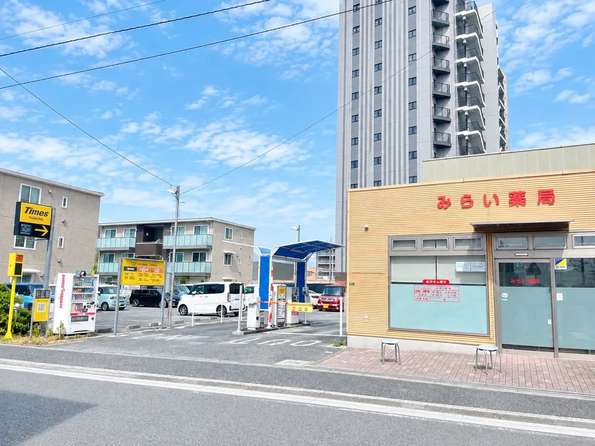 タイムズ柏ヶ谷の駐車場入口