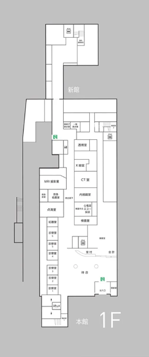 1Fのフロア平面図
