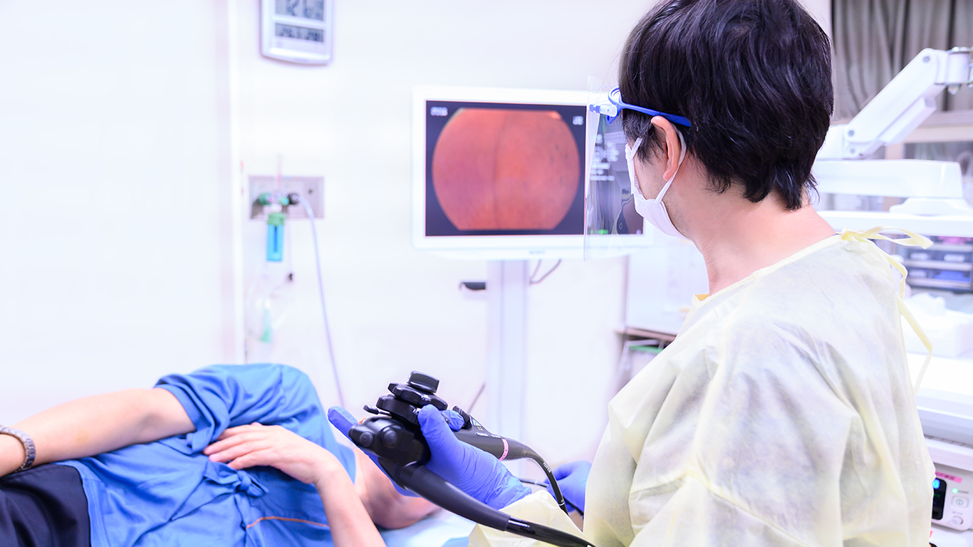 内視鏡検査室の様子